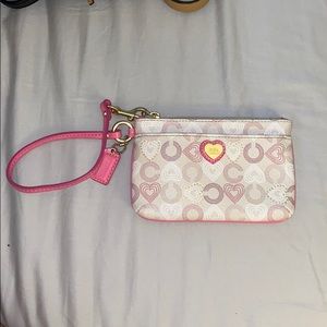 Mini Coach wristlet
